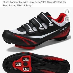 Unisex Mens Womens Road Bike Cycling Shoes,Indoor Bike Shoes Compatible Delta